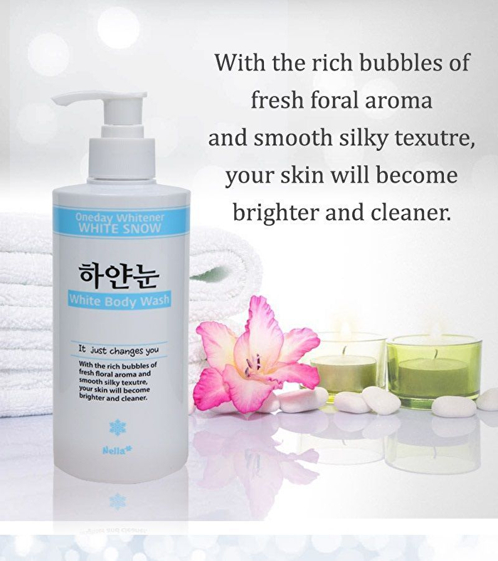 Oneday Whitener White Snow White Body Wash - 400ml