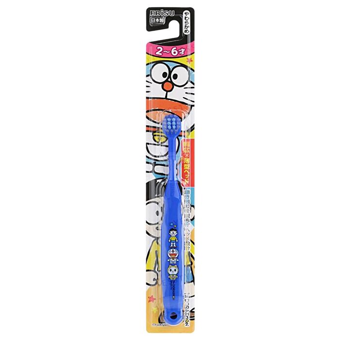 Ebisu Doraemon Kids Toothbrush For 2-6 Years Old - 1 pc - Random Color