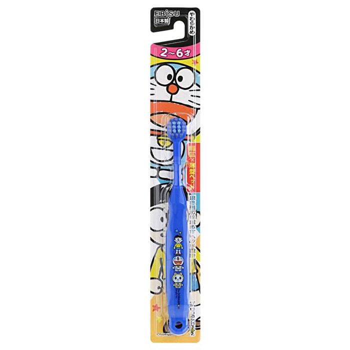 Ebisu Doraemon Kids Toothbrush For 2-6 Years Old - 1 pc - Random Color