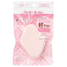 Chantilly Rosy Rosa Chiffon Touch Diamond Shaped Sponge - 1 pc