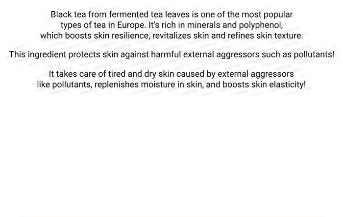 heimish Black Tea Mask Pack - 110ml