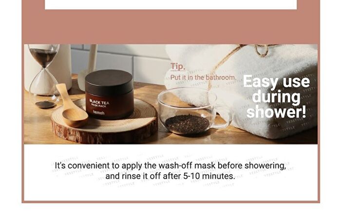 heimish Black Tea Mask Pack - 110ml