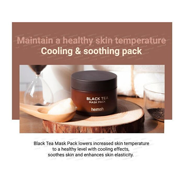 heimish Black Tea Mask Pack - 110ml