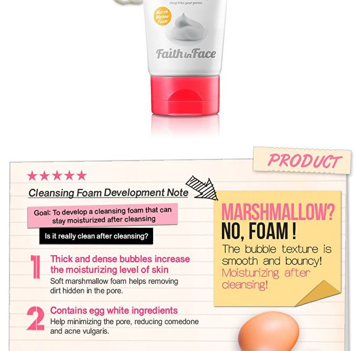 Faith in Face Egg White Whip Clean Foam - 150ml