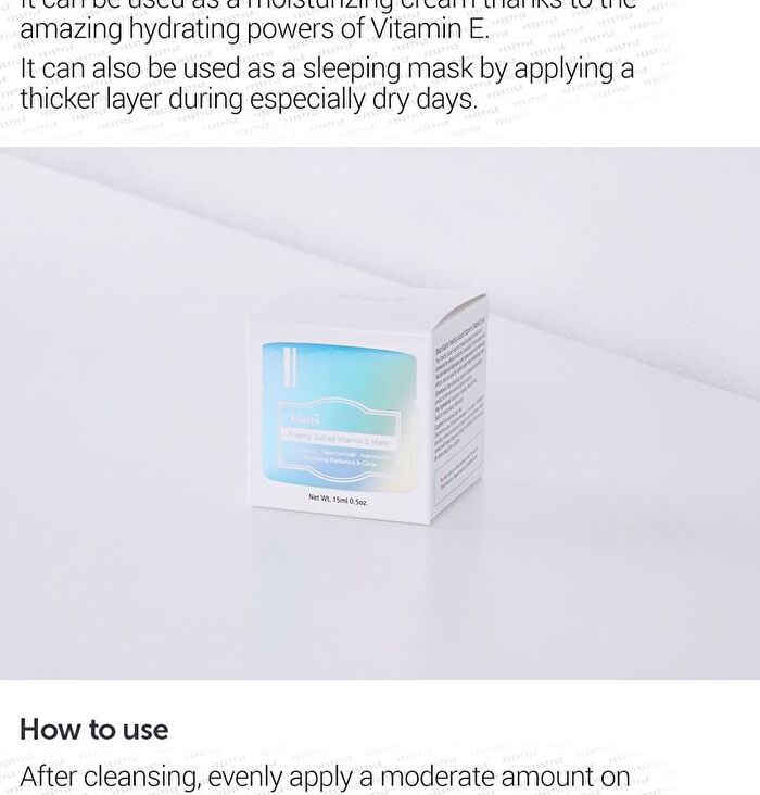 Freshly Juiced Vitamin E Mask MINI - 15ml