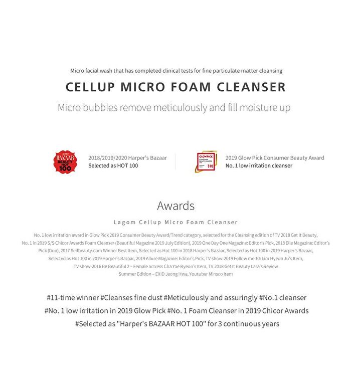 Cellup Micro Foam Cleanser - 2018 Version - 120ml