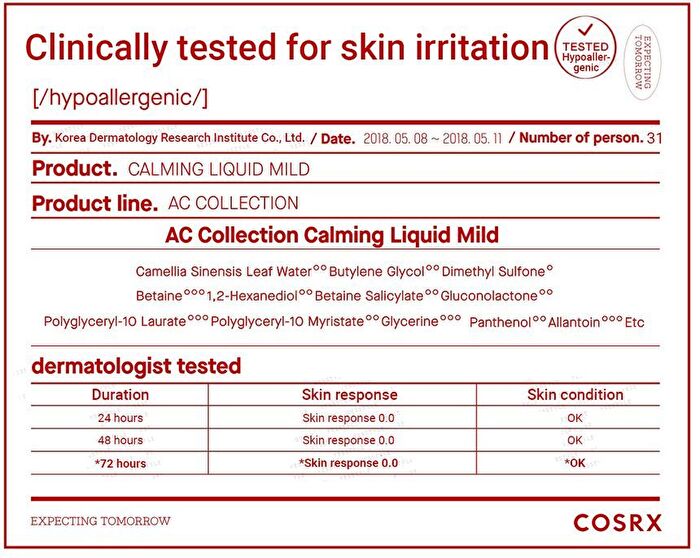 Cosrx AC Collection Calming Liquid Mild - 125ml