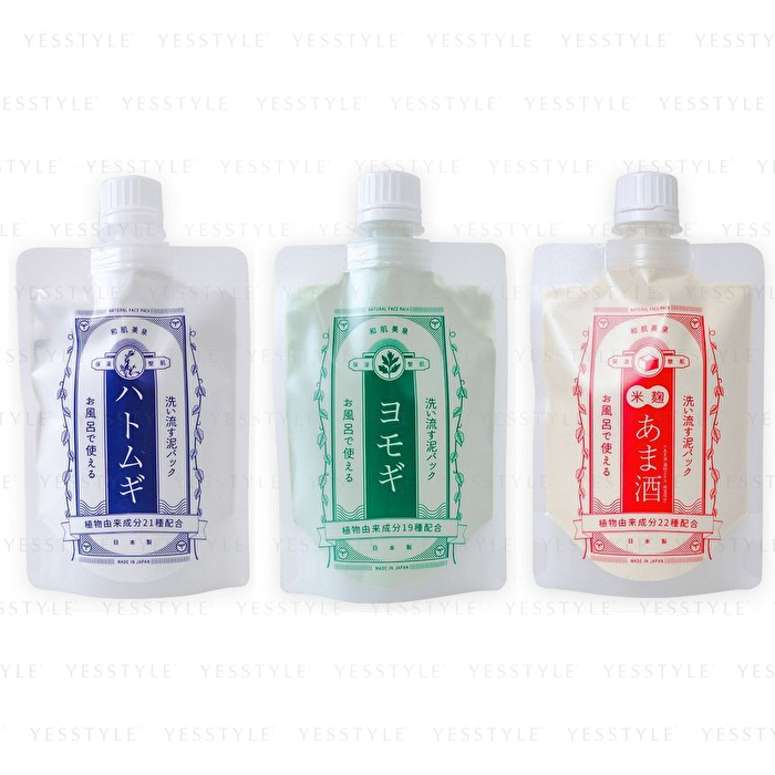 Natural Clay Wash Off Pack - Sweet Sake - 180g