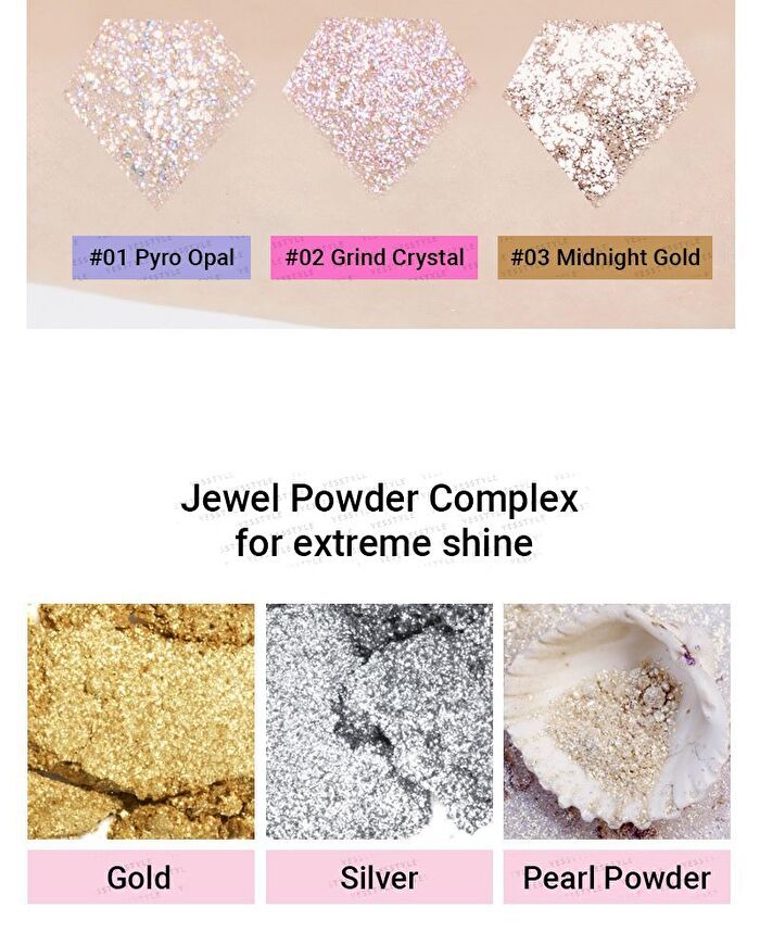 Mqny Jewel-Poten Glitter Liner (3 Colors) - #02 Grind Crystal