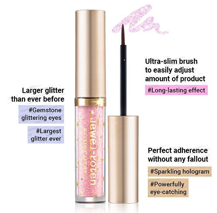 Mqny Jewel-Poten Glitter Liner (3 Colors) - #02 Grind Crystal