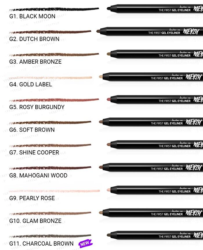 Merzy The First Gel Eyeliner - 14 Colors - #G3 Amber Bronze
