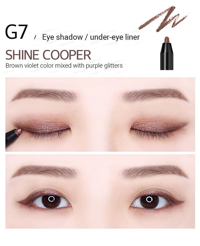 Merzy The First Gel Eyeliner - 14 Colors - #G5 Rosy Burgundy