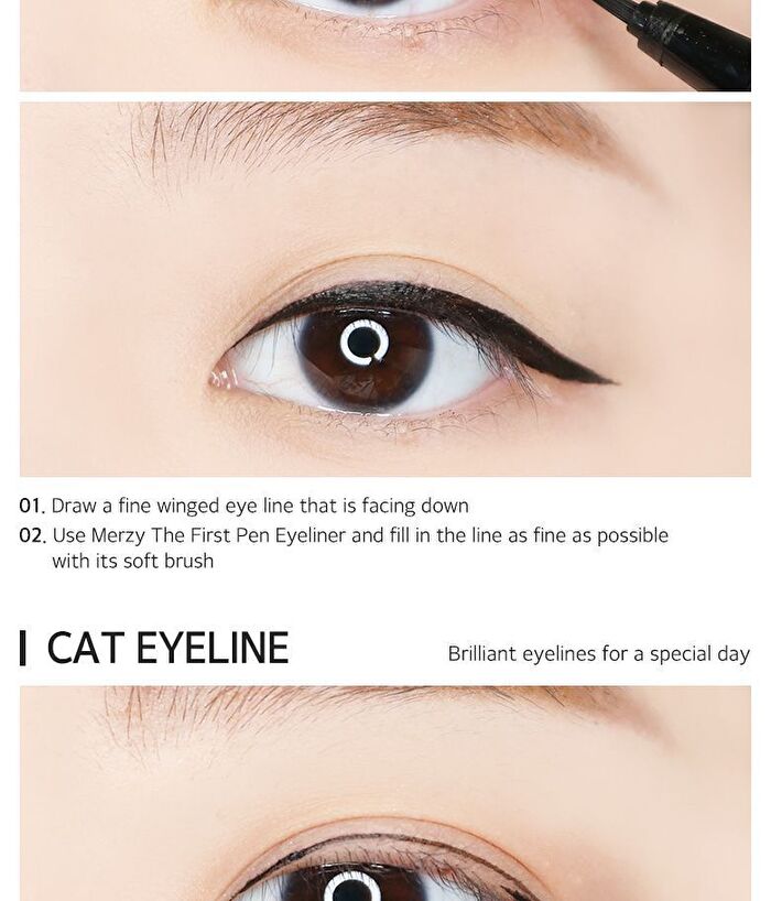 Merzy The First Pen Eyeliner - 3 Colors - #P2 Brownie