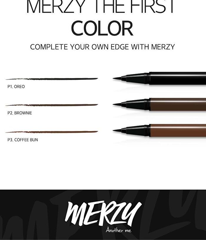 Merzy The First Pen Eyeliner - 3 Colors - #P2 Brownie