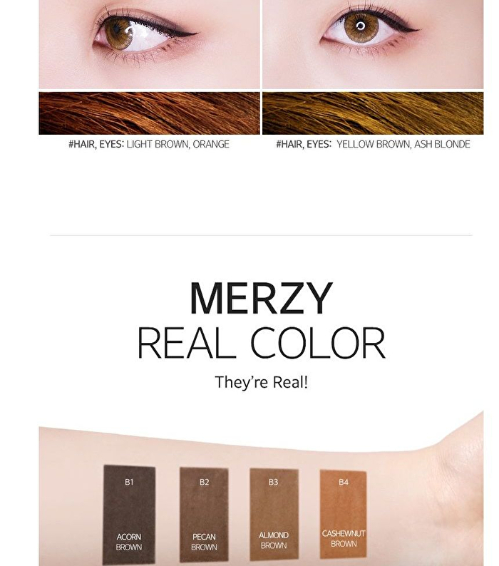 Merzy The First Brow Pencil - 4 Colors - #B2 Pecan Brown