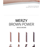 Merzy The First Brow Pencil - 4 Colors - #B4 Cashewnut Brown