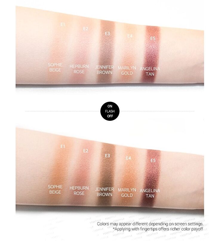 Merzy The First Eye Shadow - 5 Colors - #E1 Sophie Beige