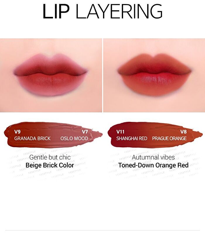 Merzy The First Velvet Tint Season 2 - 6 Colors - #V11 Shanghai Red