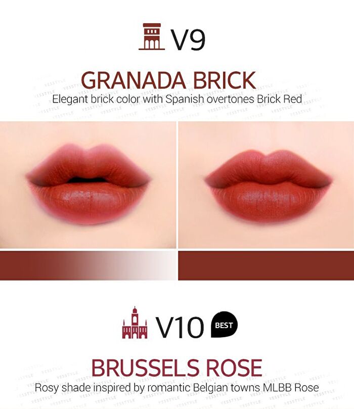 Merzy The First Velvet Tint Season 2 - 6 Colors - #V11 Shanghai Red