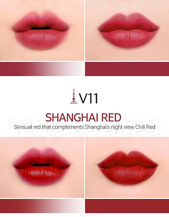 Merzy The First Velvet Tint Season 2 - 6 Colors - #V11 Shanghai Red