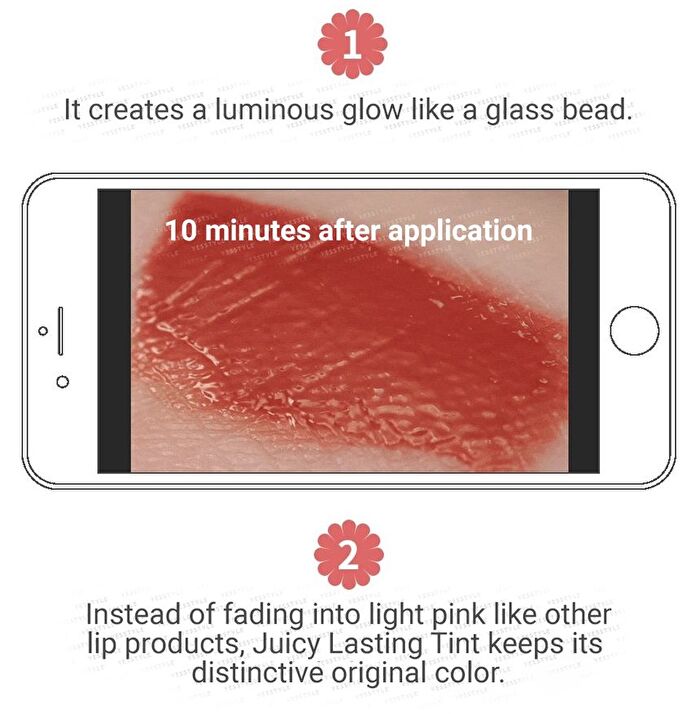 romand Juicy Lasting Tint - 9 Colors - #09 Litchi Coral