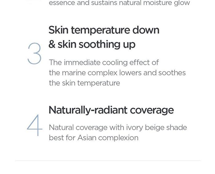 Klavuu Blue Pearlsation High Coverage Marine Collagen Aqua Cushion Set - 2 Colors - #21 Light Beige
