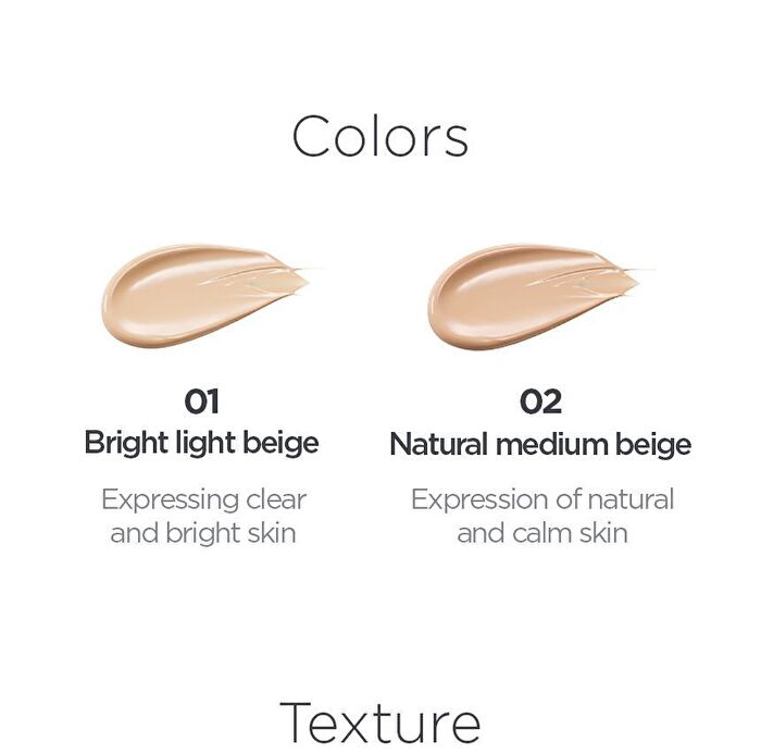 Klavuu Blue Pearlsation High Coverage Marine Collagen Aqua Cushion Set - 2 Colors - #21 Light Beige