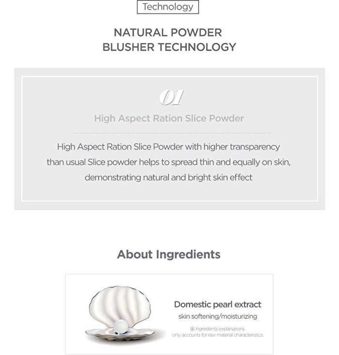 Klavuu Urban Pearlsation Natural Powder Blusher - 5 Colors - #03 Orange Blossom