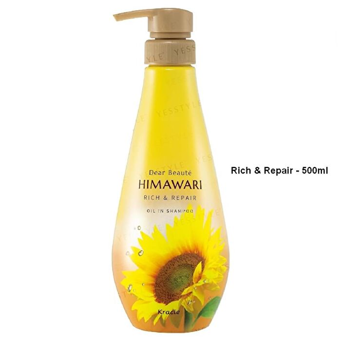 Dear Beaute Himawari Oil In Shampoo - Gloss & Repair - 400ml Refill