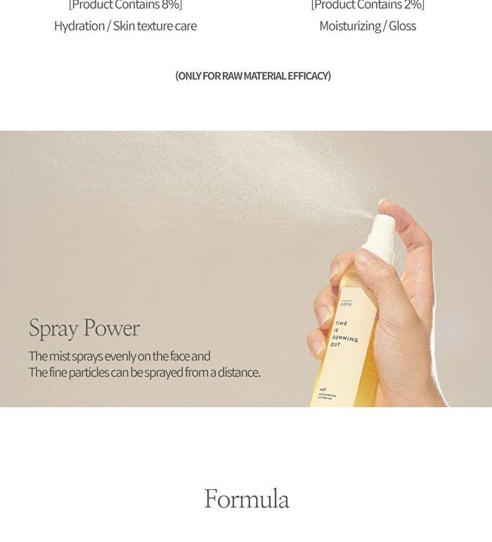 Time Is Running Out Mist - 100ml