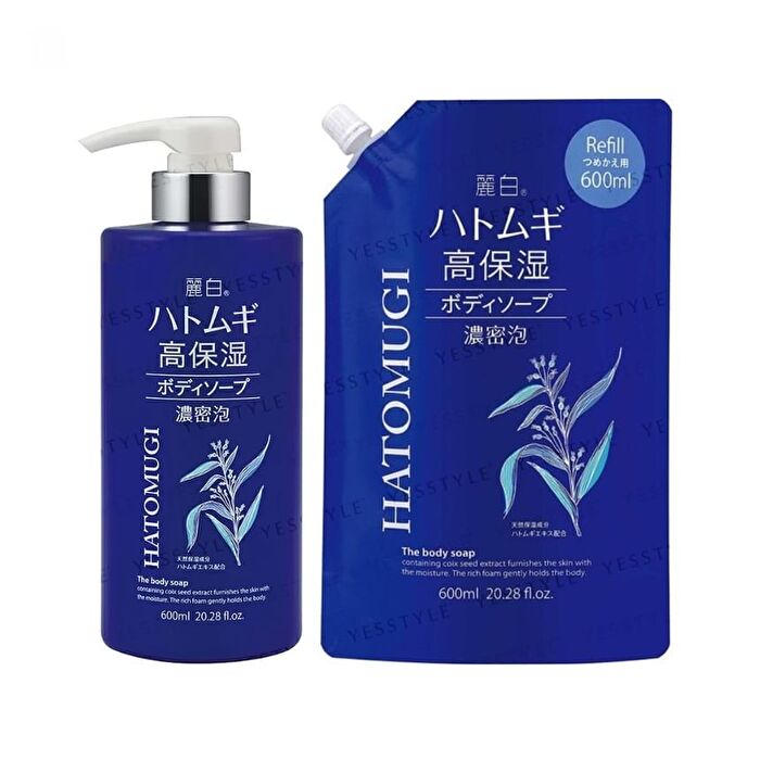 Kumano Cosme Reihaku Hatomugi The Body Soap - 600ml Refill