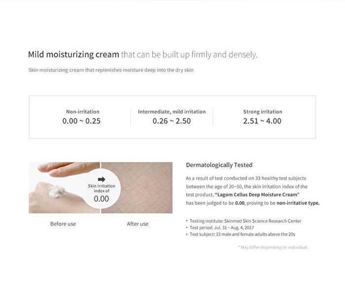 Lagom Cellus Deep Moisture Cream - 60ml