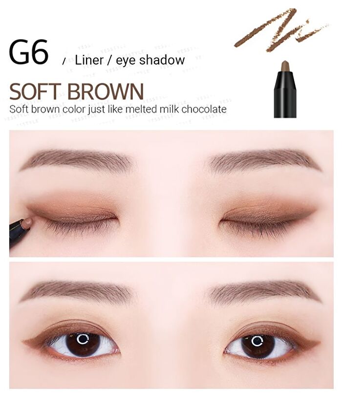 Merzy The First Gel Eyeliner - 14 Colors - #G11 Charcoal Brown