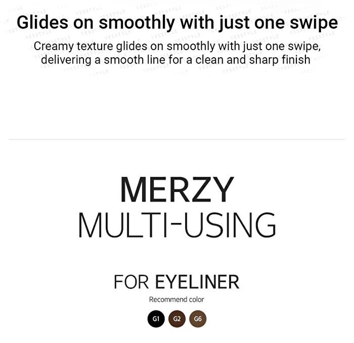 Merzy The First Gel Eyeliner - 14 Colors - #G13 Amber Brown