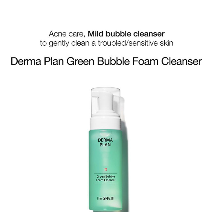 Derma Plan Green Bubble Foam Cleanser - 150ml