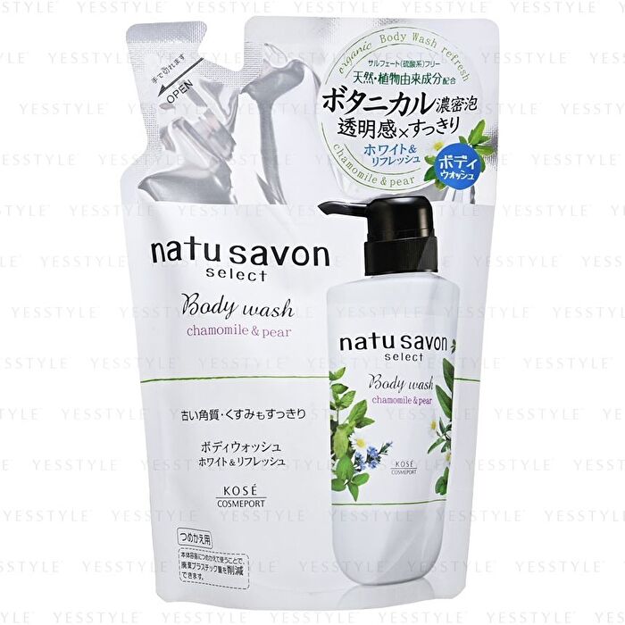 Softymo Natu Savon Select Body Wash - Apple & Jamine - 360ml Refill