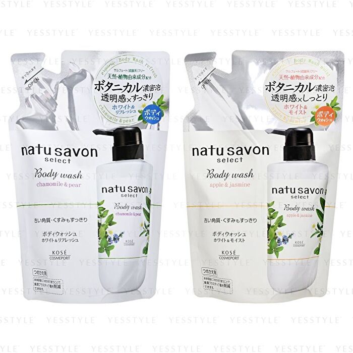 Softymo Natu Savon Select Body Wash - Chammoile & Pear - 360ml Refill