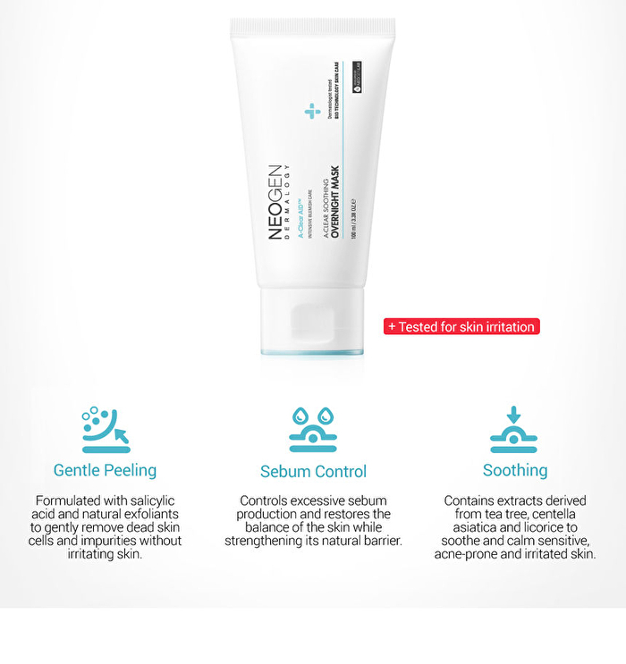 Dermalogy A-Clear Soothing Overnight Mask - 100ml