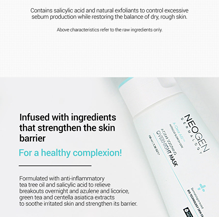 Dermalogy A-Clear Soothing Overnight Mask - 100ml