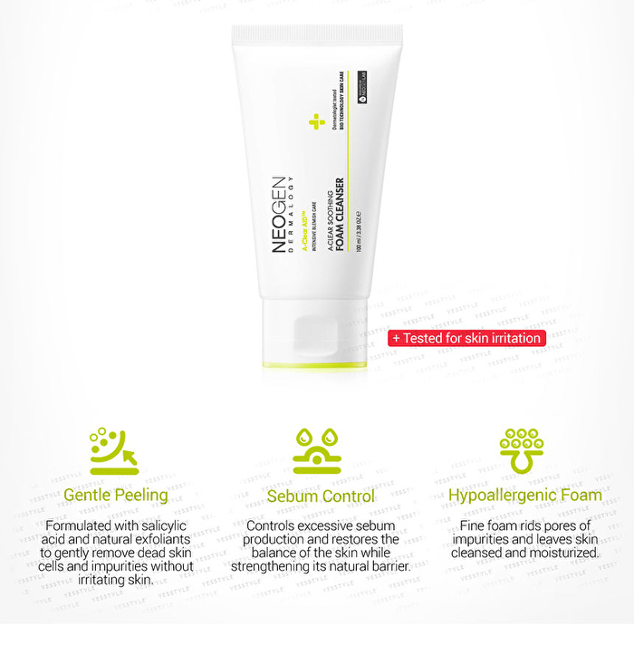 Dermalogy A-Clear Aid Soothing Foam Cleanser - 100ml