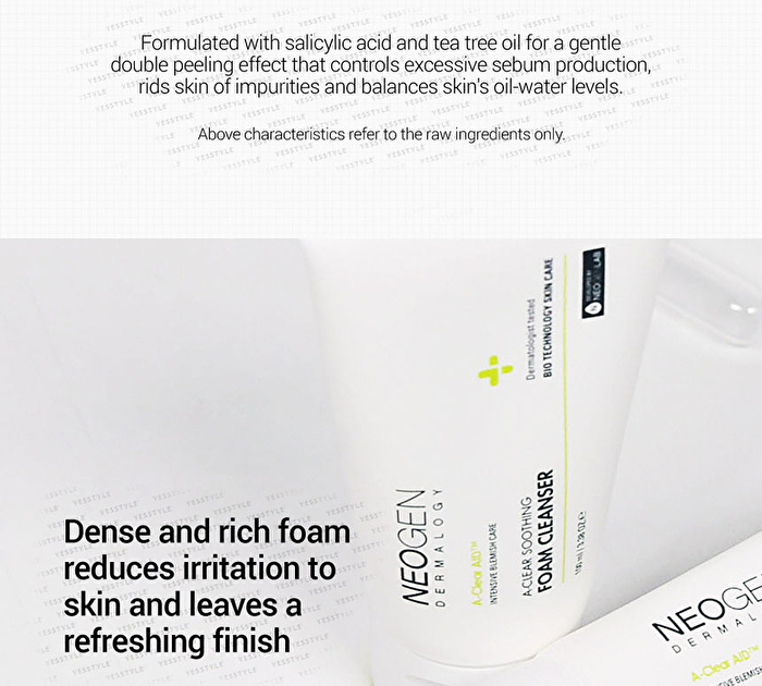 Dermalogy A-Clear Aid Soothing Foam Cleanser - 100ml