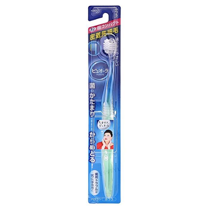 PureOra Super Compact Head Toothbrush - 1 pc - Random Color - Normal