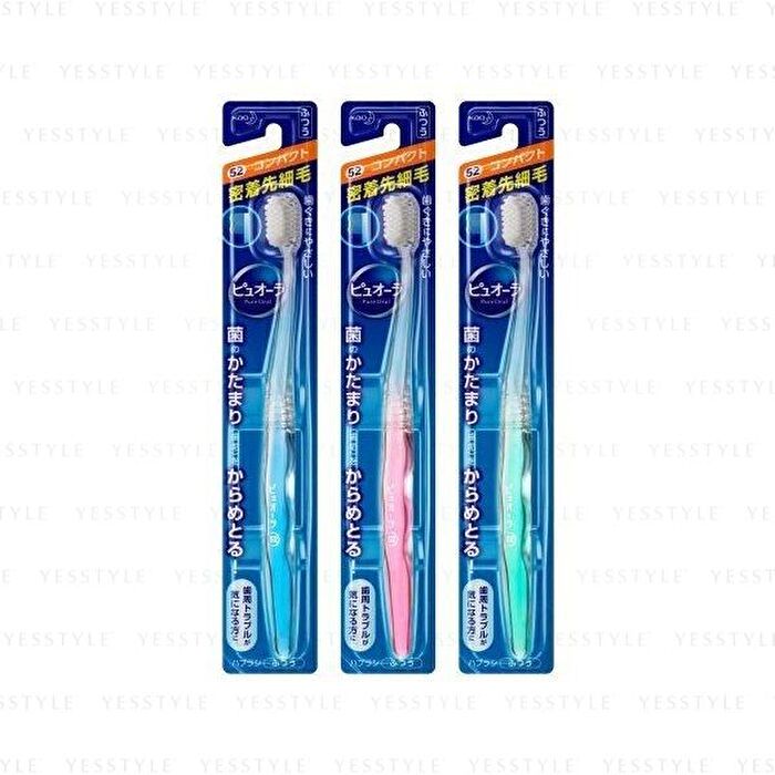 PureOra Compact Head Toothbrush - 1 pc - Normal - Random Color