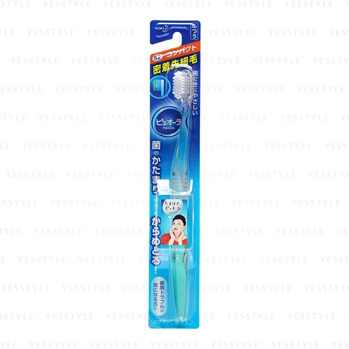PureOra Compact Head Toothbrush - 1 pc - Normal - Random Color