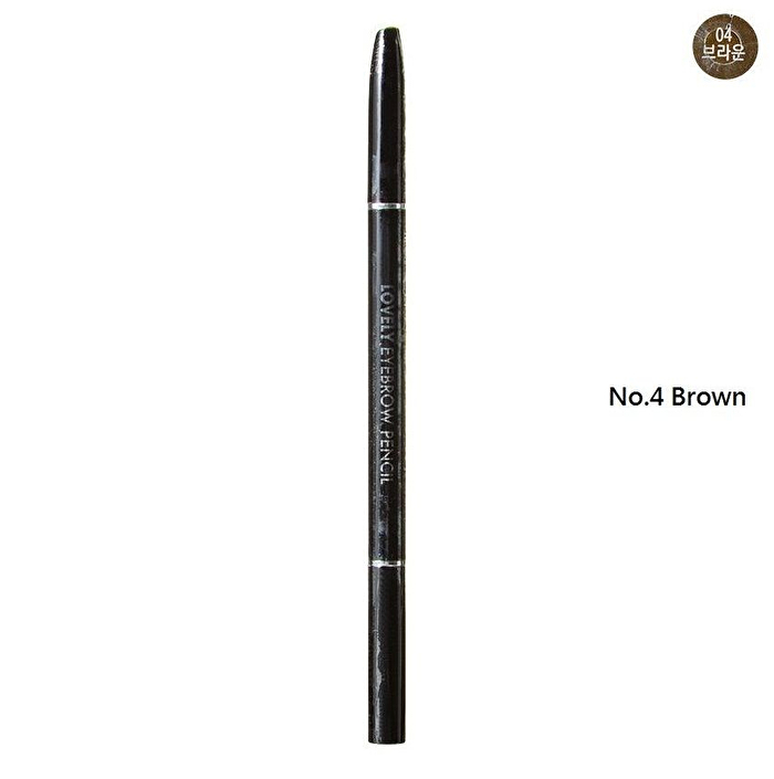 Lovely Eyebrow Pencil - 6 Colors - NEW - #01 Black