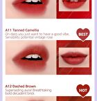 Black Rouge Air Fit Velvet Tint SEASON 2 - 5 Colors - #A11 Tanned Camellia