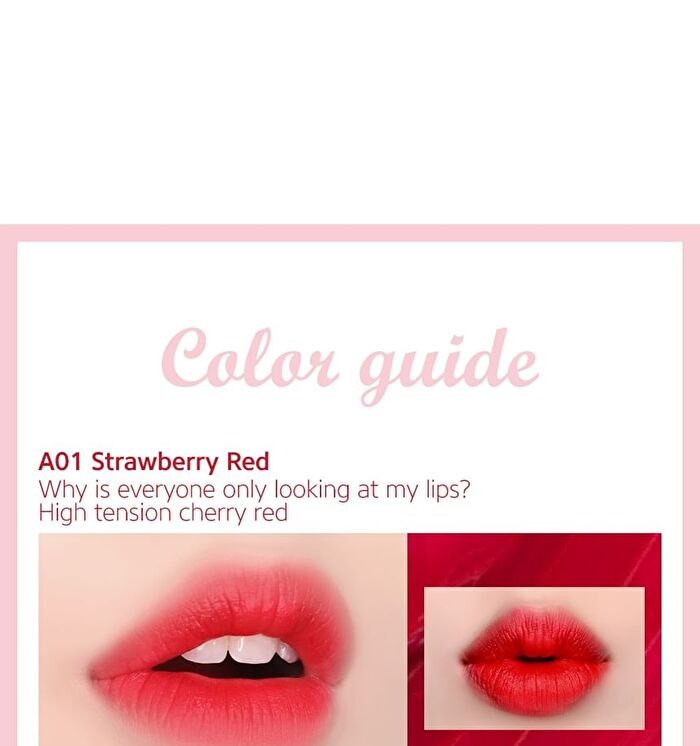 Black Rouge Air Fit Velvet Tint SEASON 1 - 7 Colors - #A06 Brick Red
