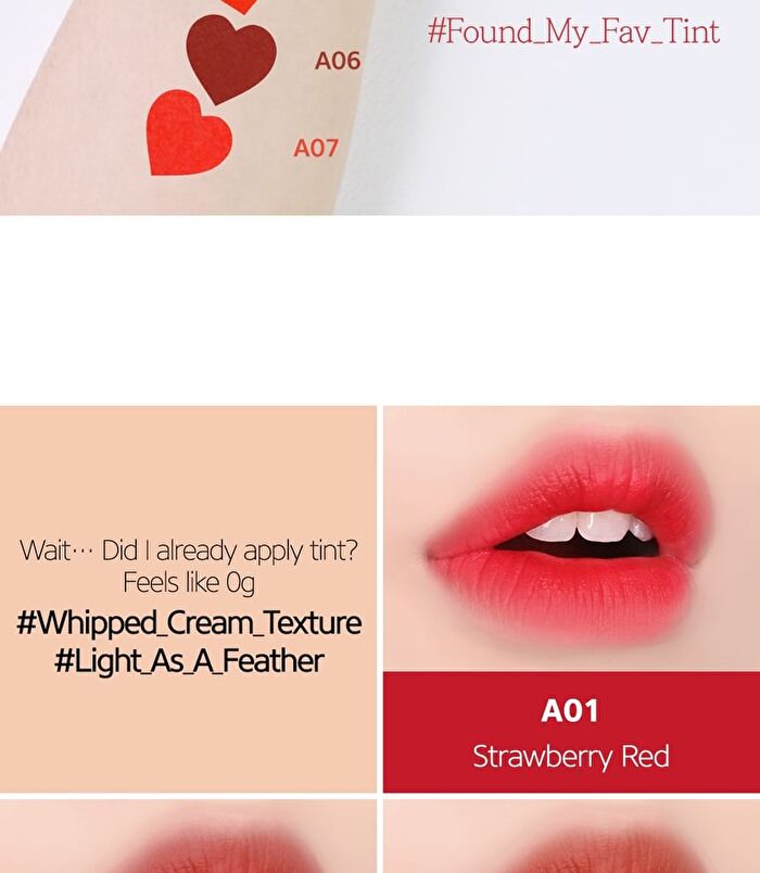 Air Fit Velvet Tint SEASON 1 - 7 Colors - #A03 Soft Red