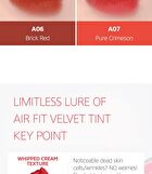 Air Fit Velvet Tint SEASON 1 - 7 Colors - #A03 Soft Red
