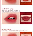 Black Rouge Air Fit Velvet Tint SEASON 1 - 7 Colors - #A04 Raspberry Syrup